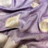 Lavender Linen Silk Saree