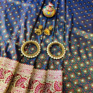 Pure Katan Banarasi Tanchui silk saree